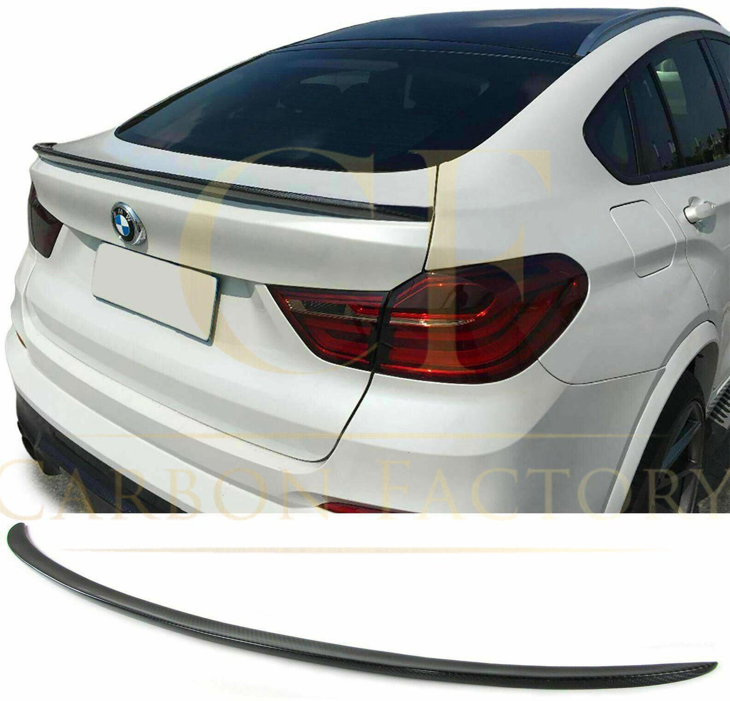 MP Style Carbon Fibre Boot Spoiler for BMW F26 X4 14-17 - Carbon Factory