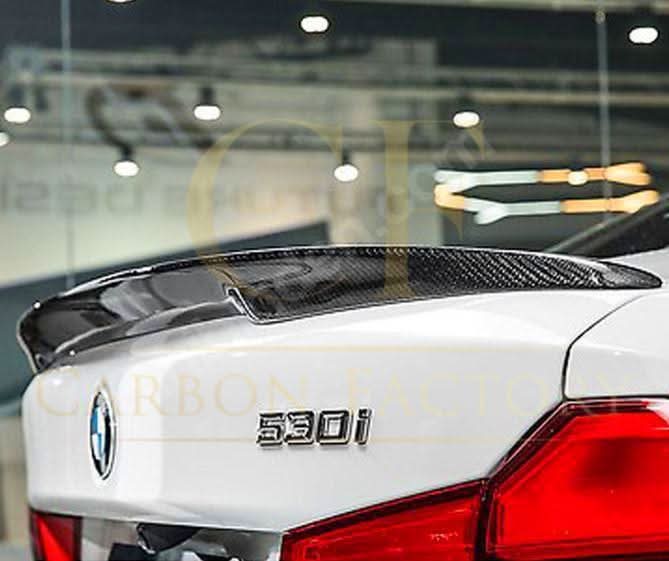 MP Style Carbon Fibre Boot Spoiler for BMW G30 5 Series F90 M5 17-23 - Carbon Factory