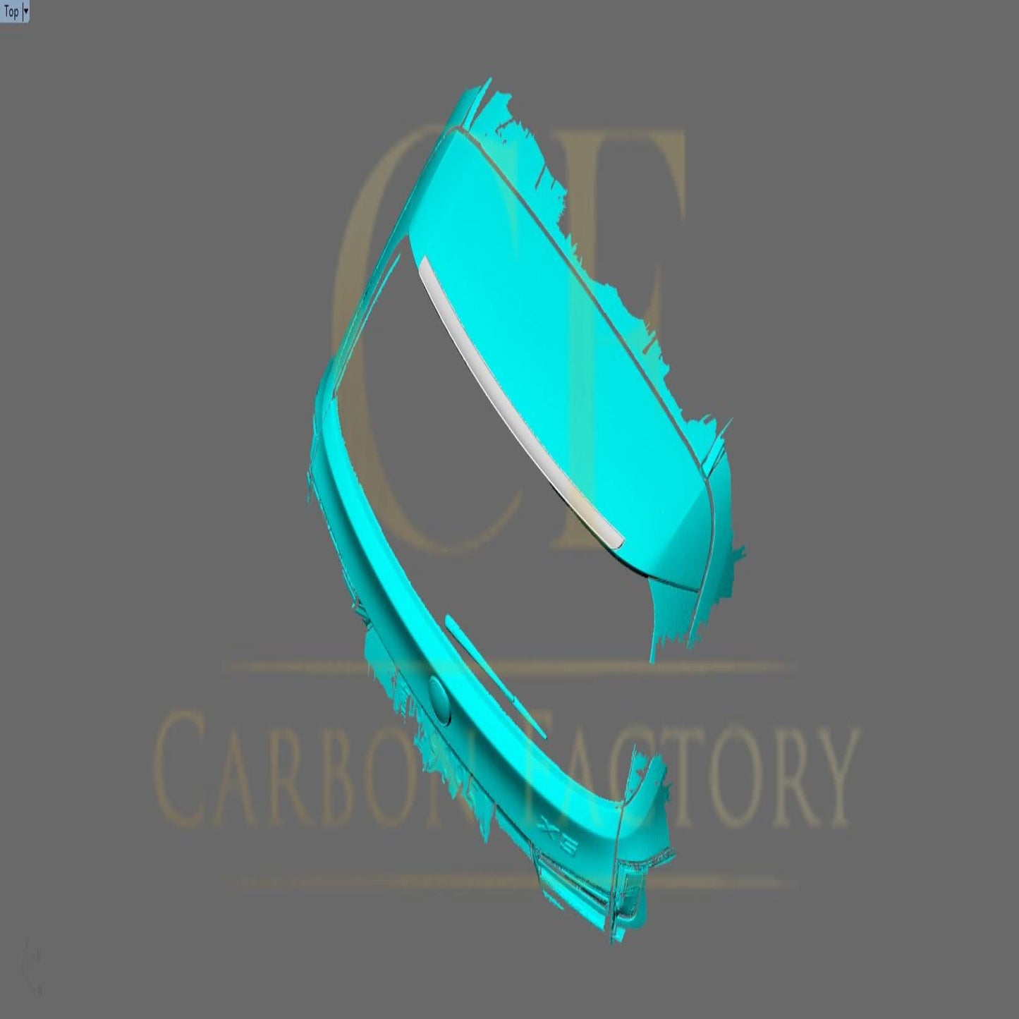 MP Style Carbon Fibre Roof Spoiler for BMW F15 X5 F85 X5M 14-18 - Carbon Factory