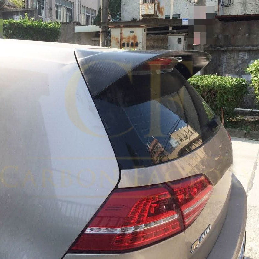 P Style Carbon Fibre Roof Spoiler for VW Golf MK7 14-20 - Carbon Factory