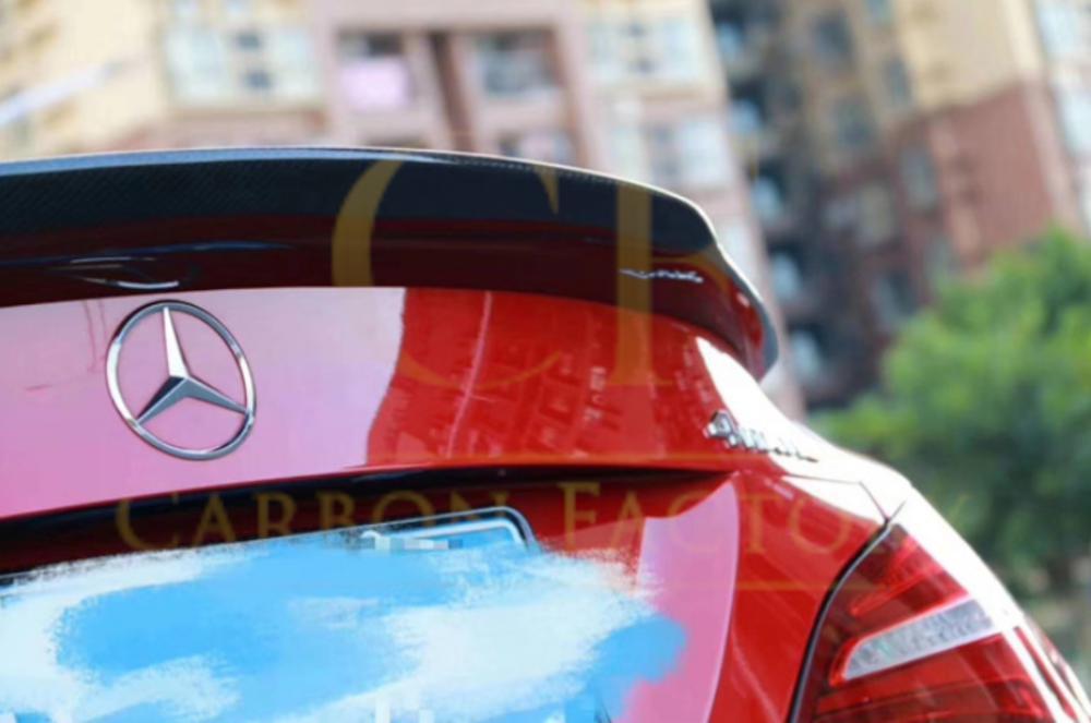 PSM Style Carbon Fibre Boot Spoiler for Mercedes Benz W117 CLA 13-19 - Carbon Factory