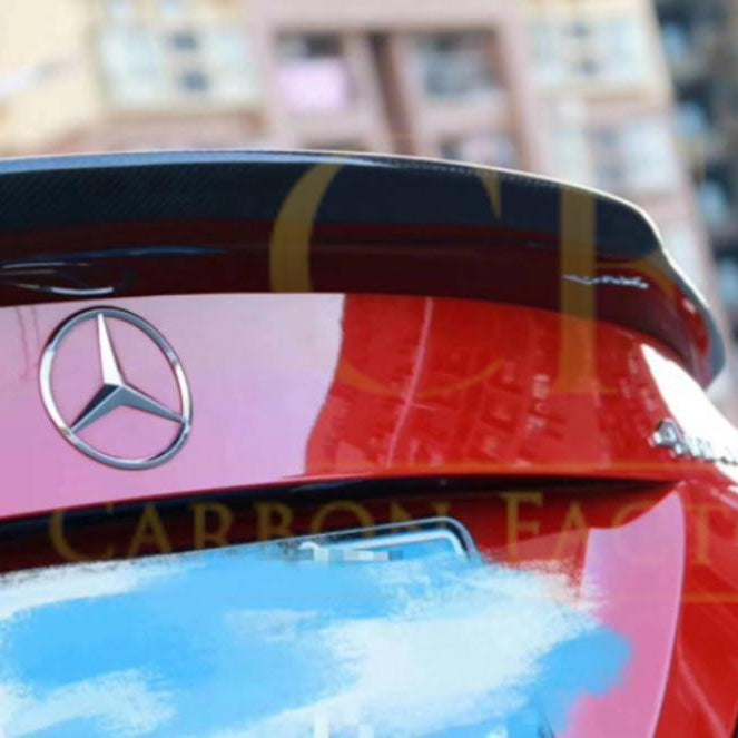 PSM Style Carbon Fibre Boot Spoiler for Mercedes Benz W117 CLA 13-19 - Carbon Factory