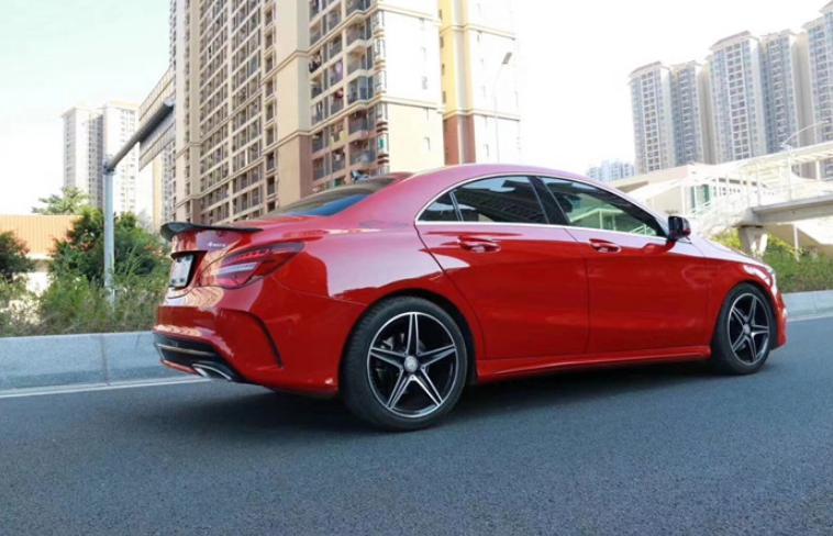 PSM Style Carbon Fibre Boot Spoiler for Mercedes Benz W117 CLA 13-19 - Carbon Factory