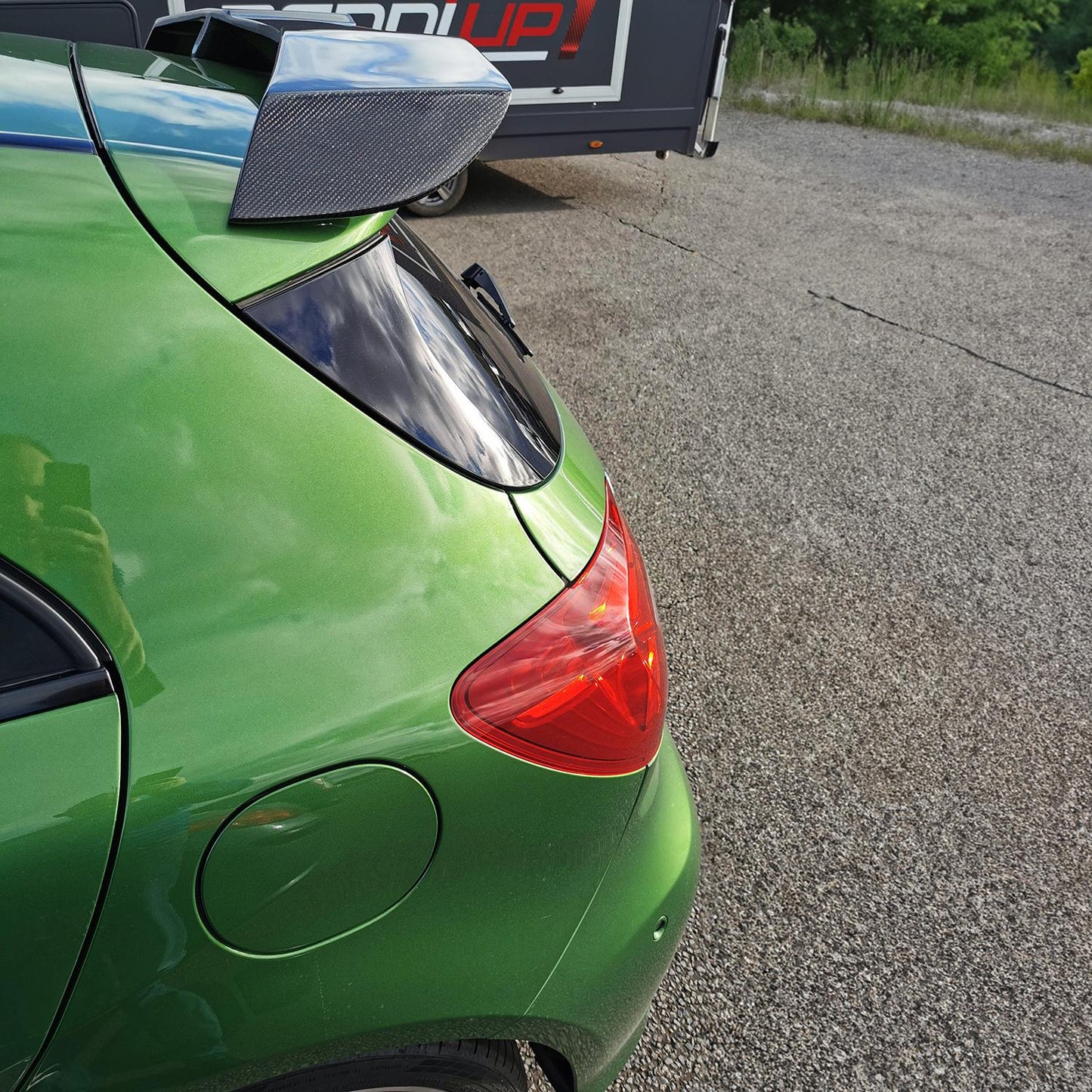 RZ Style Carbon Fibre Roof Spoiler for Mercedes Benz W176 A Class 13-18 - Carbon Factory