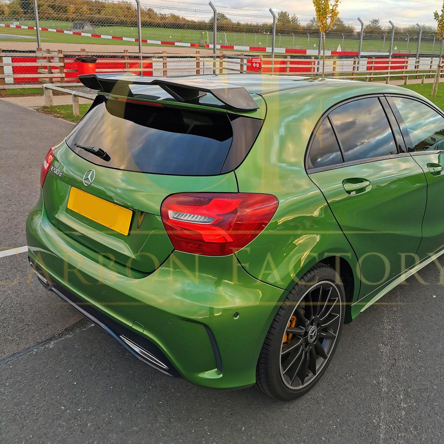 RZ Style Carbon Fibre Roof Spoiler for Mercedes Benz W176 A Class 13-18 - Carbon Factory