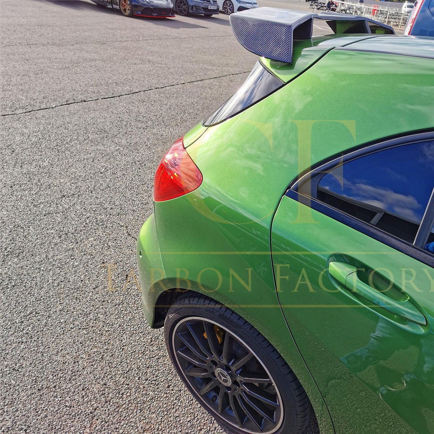 RZ Style Carbon Fibre Roof Spoiler for Mercedes Benz W176 A Class 13-18 - Carbon Factory