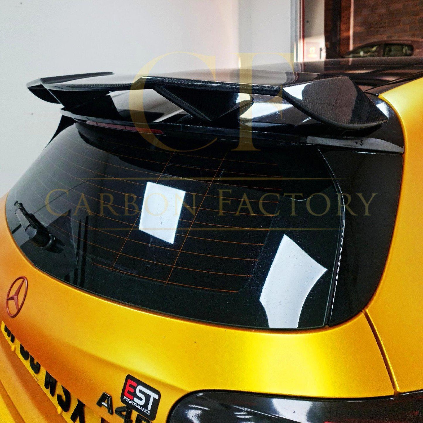 RZ Style Carbon Fibre Roof Spoiler for Mercedes Benz W176 A Class 13-18 - Carbon Factory
