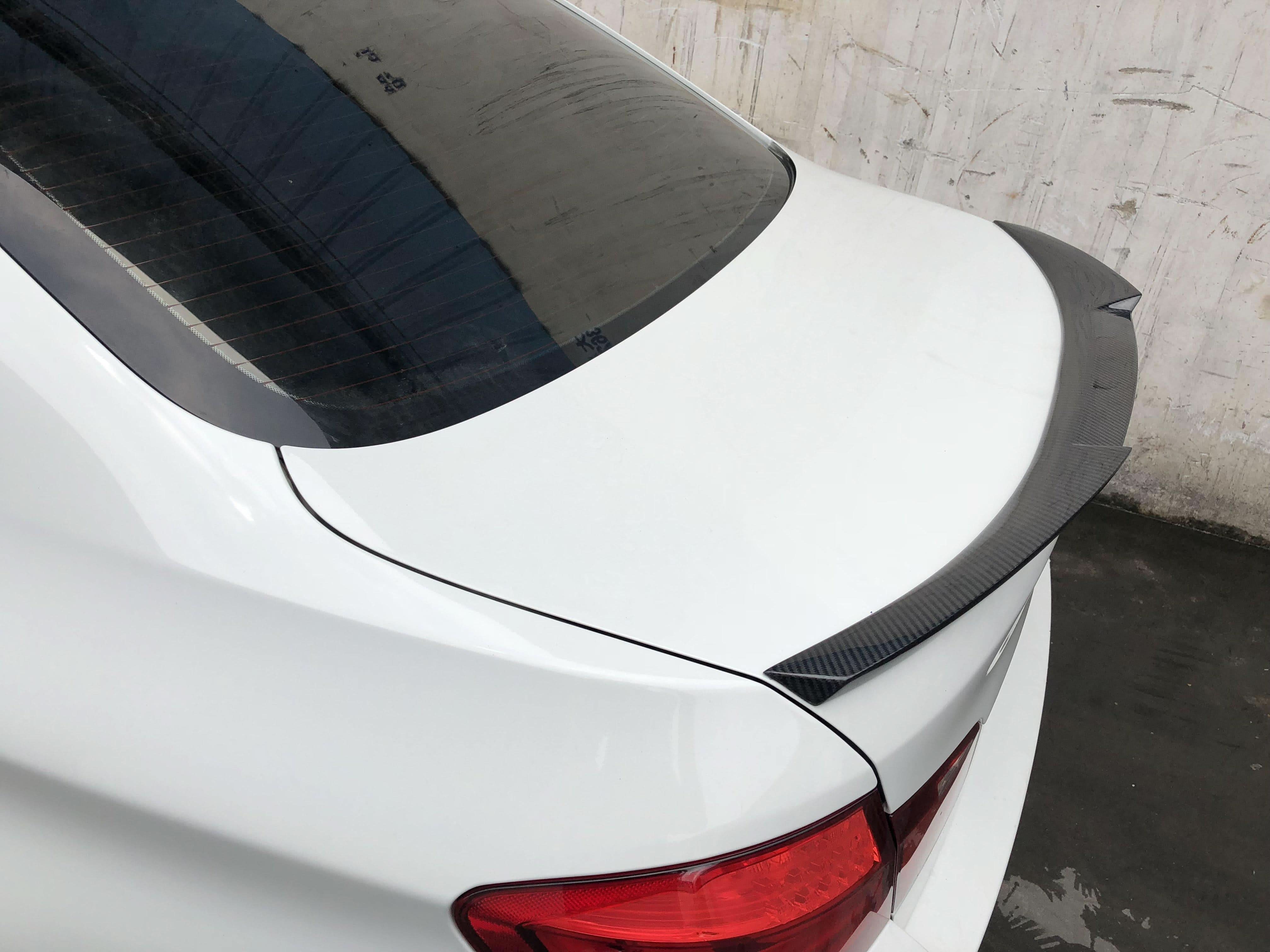 V Style Carbon Fibre Boot Spoiler for BMW 5 Series F10 inc M5 10-17 - Carbon Factory