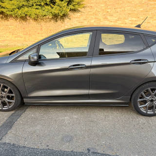 Gloss Black Side Skirts for Ford Fiesta ST B479 MK8 MK8.5 18-23