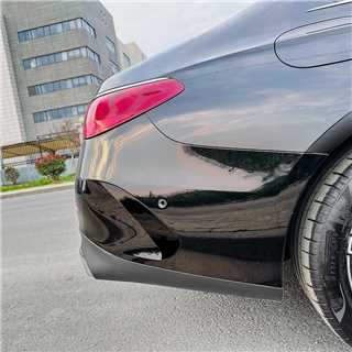 Gloss Black Rear Bumper Trims for Mercedes Benz W214 E Class AMG 24-Present - Carbon Factory