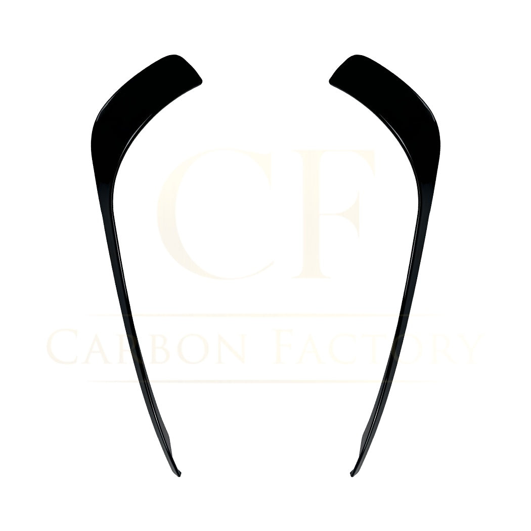 Gloss Black Front Canards set for Mercedes Benz W117 CLA AMG 13-15