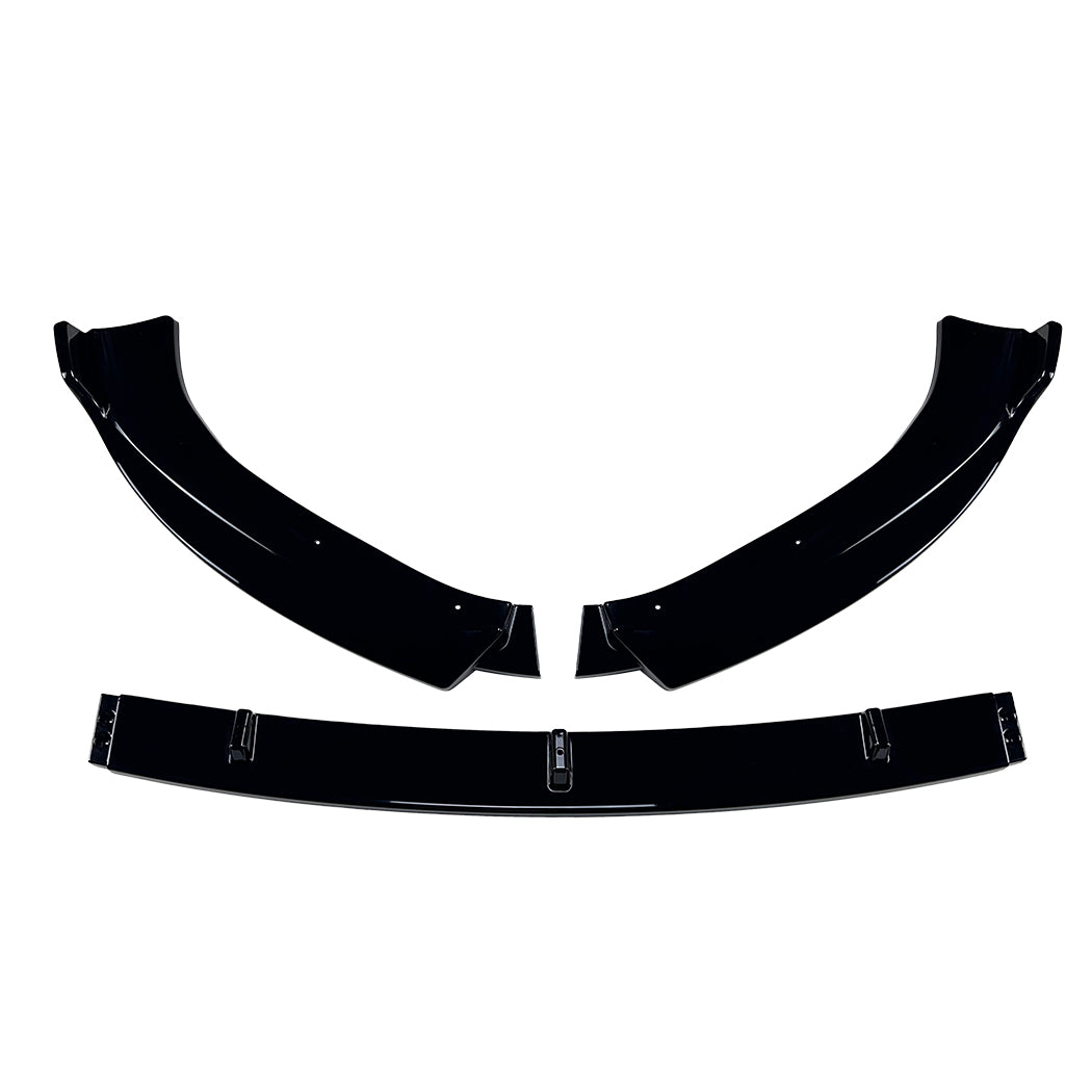 A Style Gloss Black Front Splitter for Mercedes Benz C257 CLS 19-21