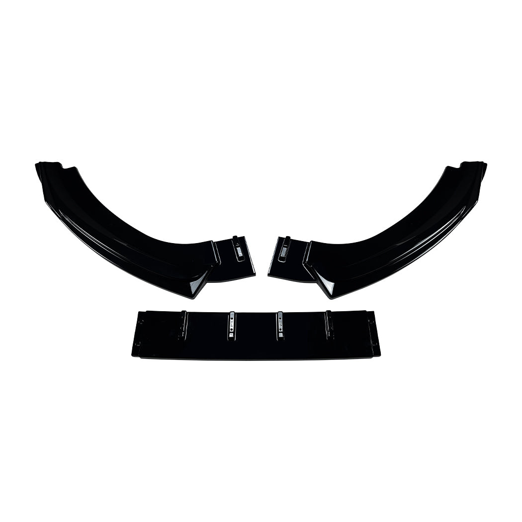 Gloss Black Front Splitter for Ford Fiesta ST B479 MK8 18-20