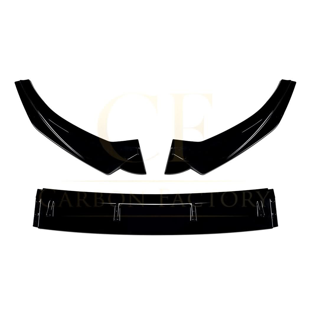 V Style Gloss Black Front Splitter for Audi A3 8V Standard model 13-16 - Carbon Factory