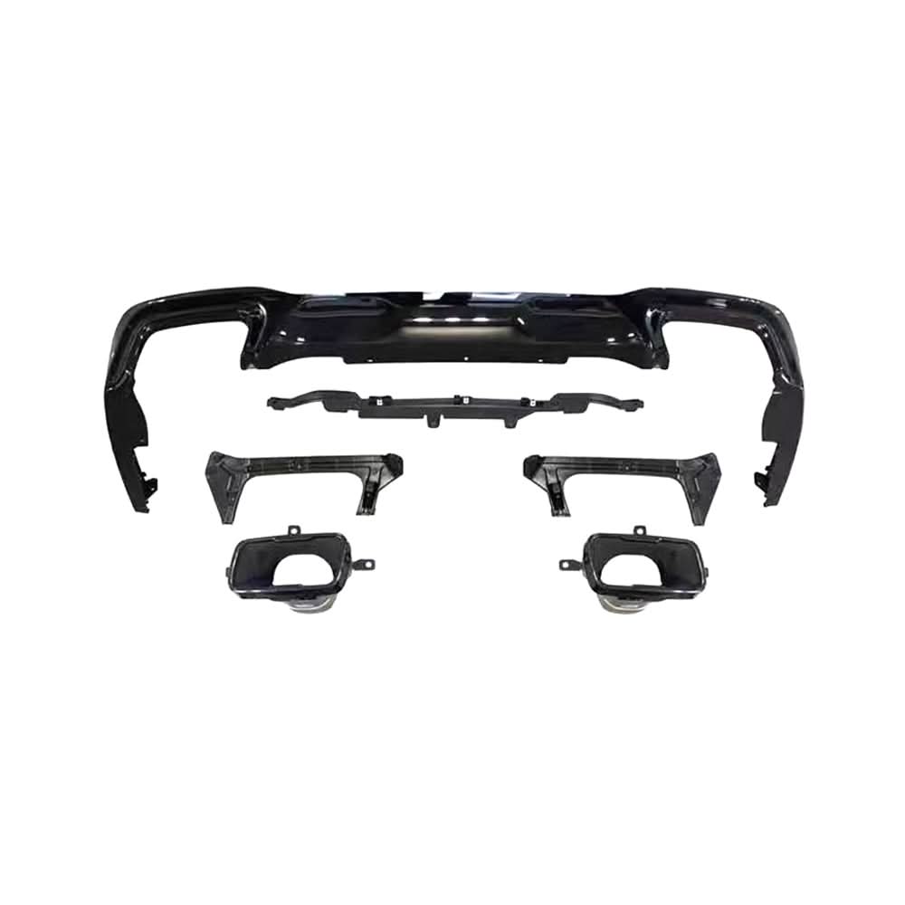 DK Style Gloss Black Rear Diffuser for BMW F44 2 Series 21-Present - Carbon Factory