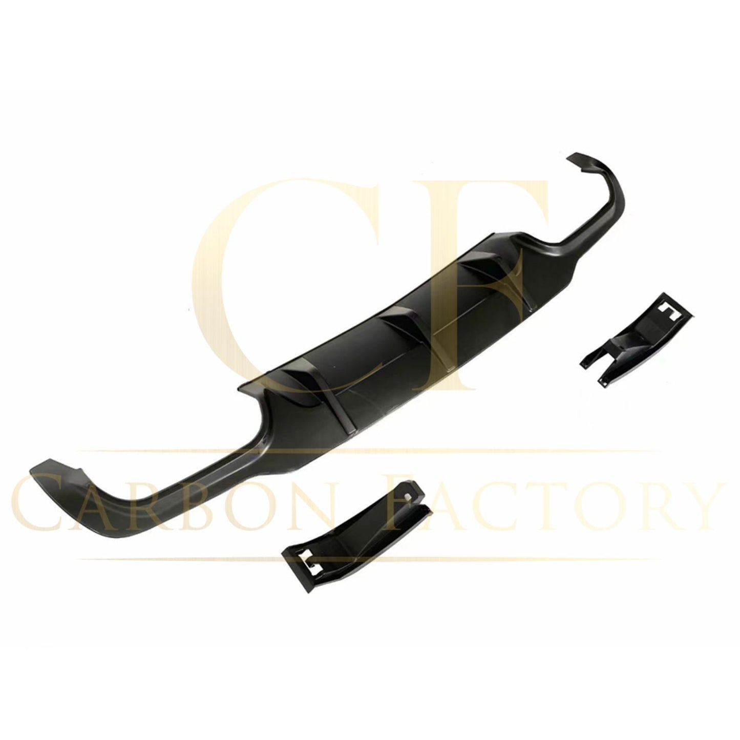 AMG Style Gloss Black Rear Diffuser for Mercedes Benz W204 C Class 12-14 - Carbon Factory