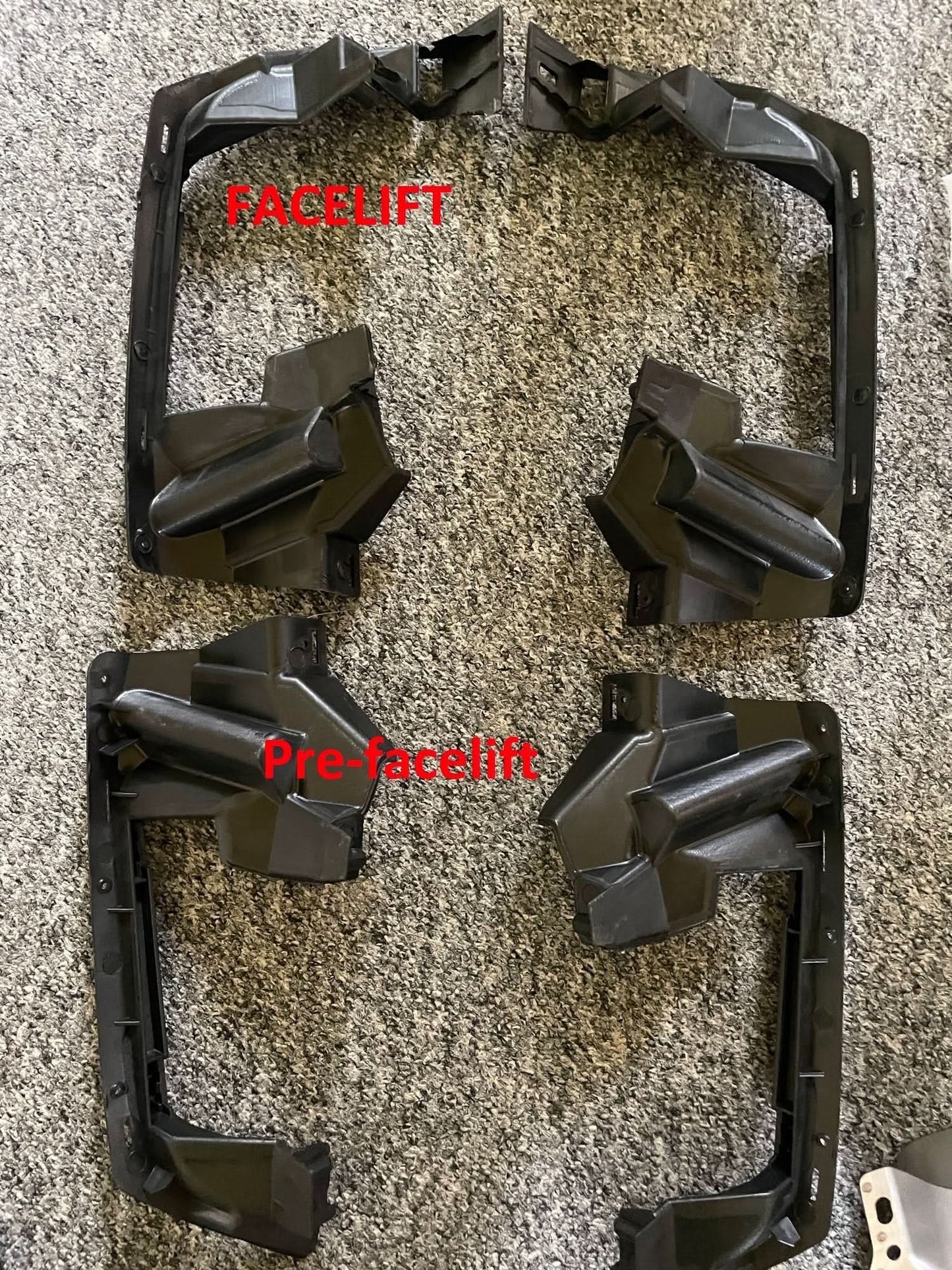 AMG Style Gloss Black Rear Diffuser with Exhaust Tips for Mercedes Benz W176 A Class 13-18 - Carbon Factory