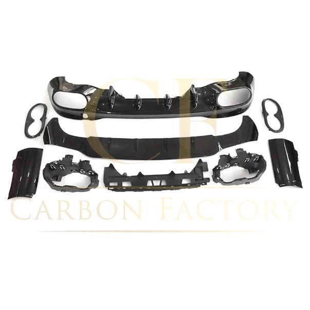Brabus Style Gloss Black Rear Diffuser & Exhaust Tips for Mercedes Benz W118 CLA 19-Present - Carbon Factory