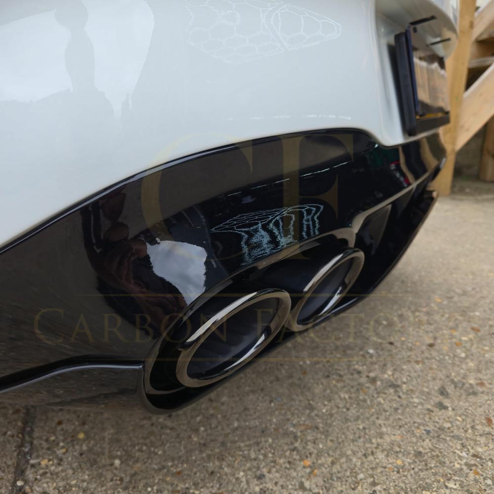 Brabus Style Gloss Black Rear Diffuser & Exhaust Tips for Mercedes Benz W118 CLA 19-Present - Carbon Factory