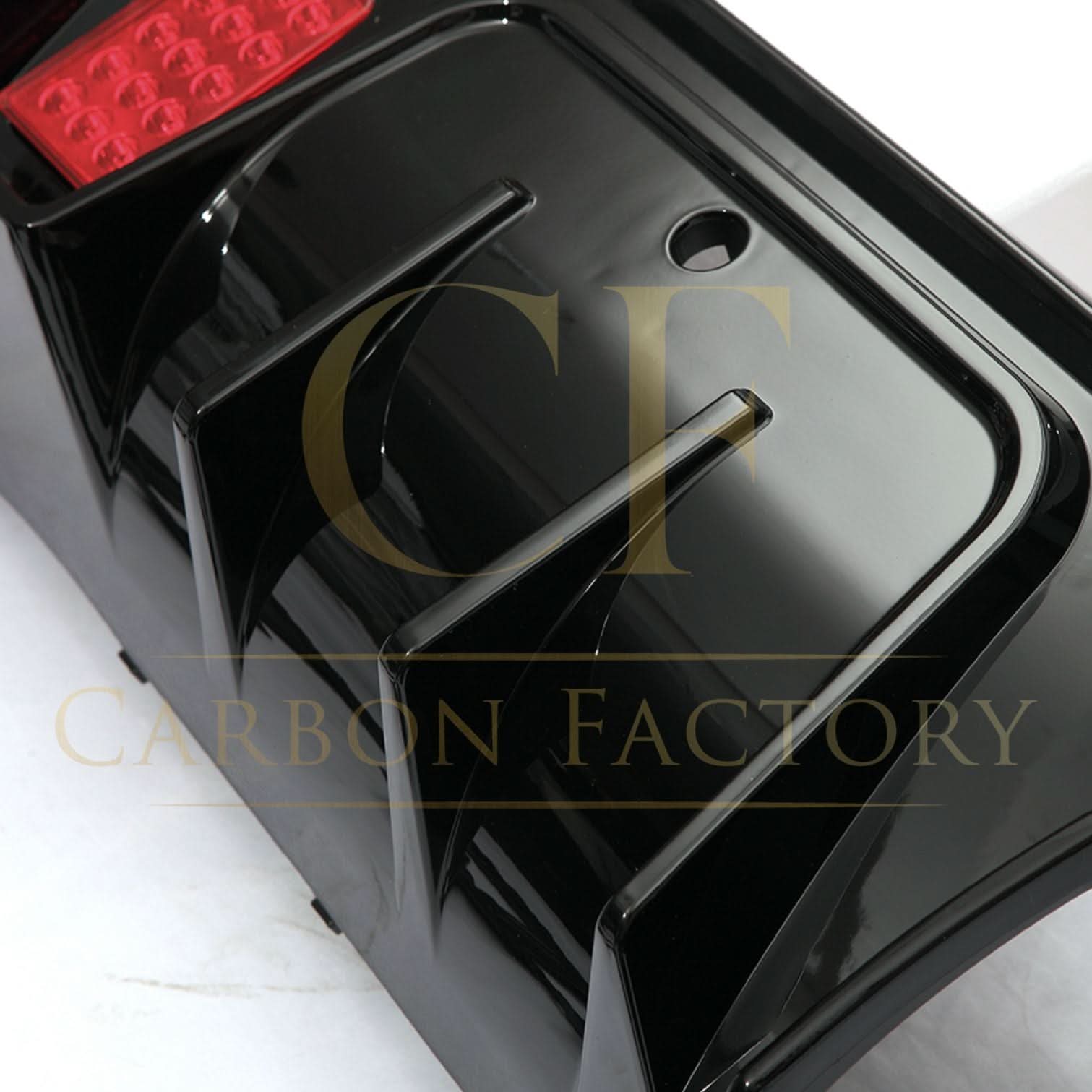 Brabus Style Gloss Black Rear Diffuser & Exhaust Tips for Mercedes Benz W205 C Class & C63 Saloon 15-21 - Carbon Factory