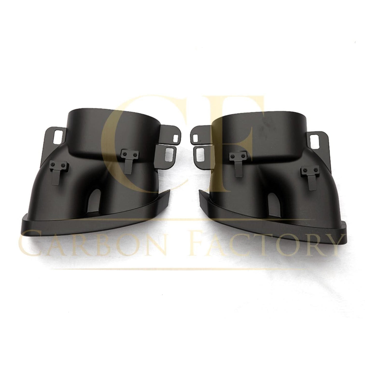 Brabus Style Gloss Black Rear Diffuser & Exhaust Tips for Mercedes Benz W205 C Class & C63 Saloon 15-21 - Carbon Factory