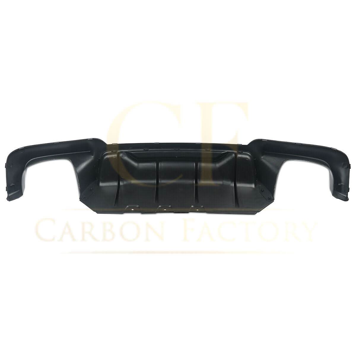 Competition Style Gloss Black Rear Diffuser Quad Exhaust for BMW F10 5 Series 10-17 - Carbon Factory
