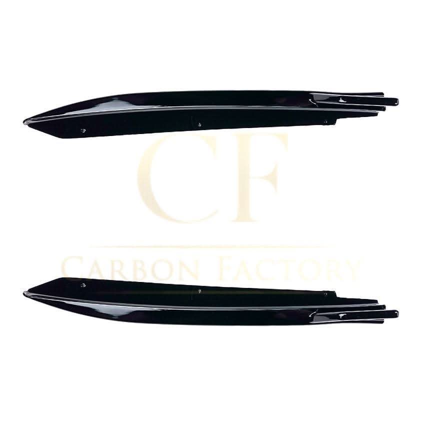 Gloss Black Rear Bumper Spats for BMW G30 G31 5 Series M Sport 17-24 - Carbon Factory
