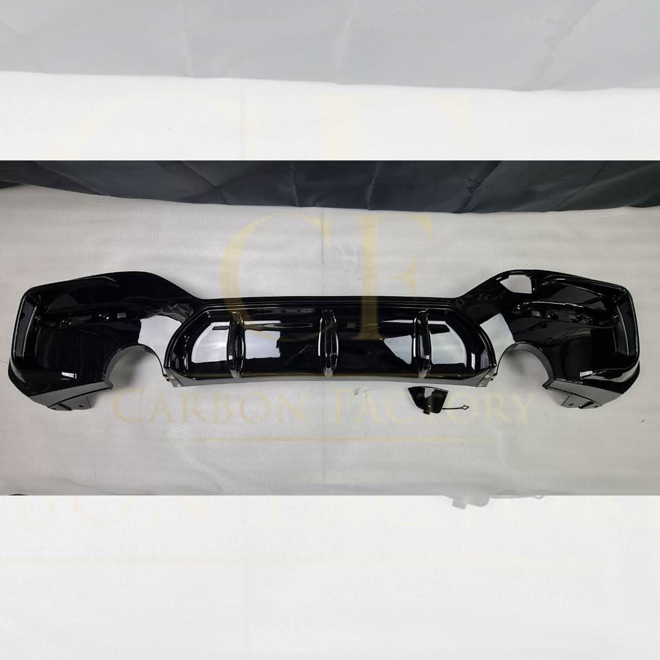 Gloss Black Rear Diffuser Dual Exhaust for BMW F20 1 Series LCI 15-19 - Carbon Factory