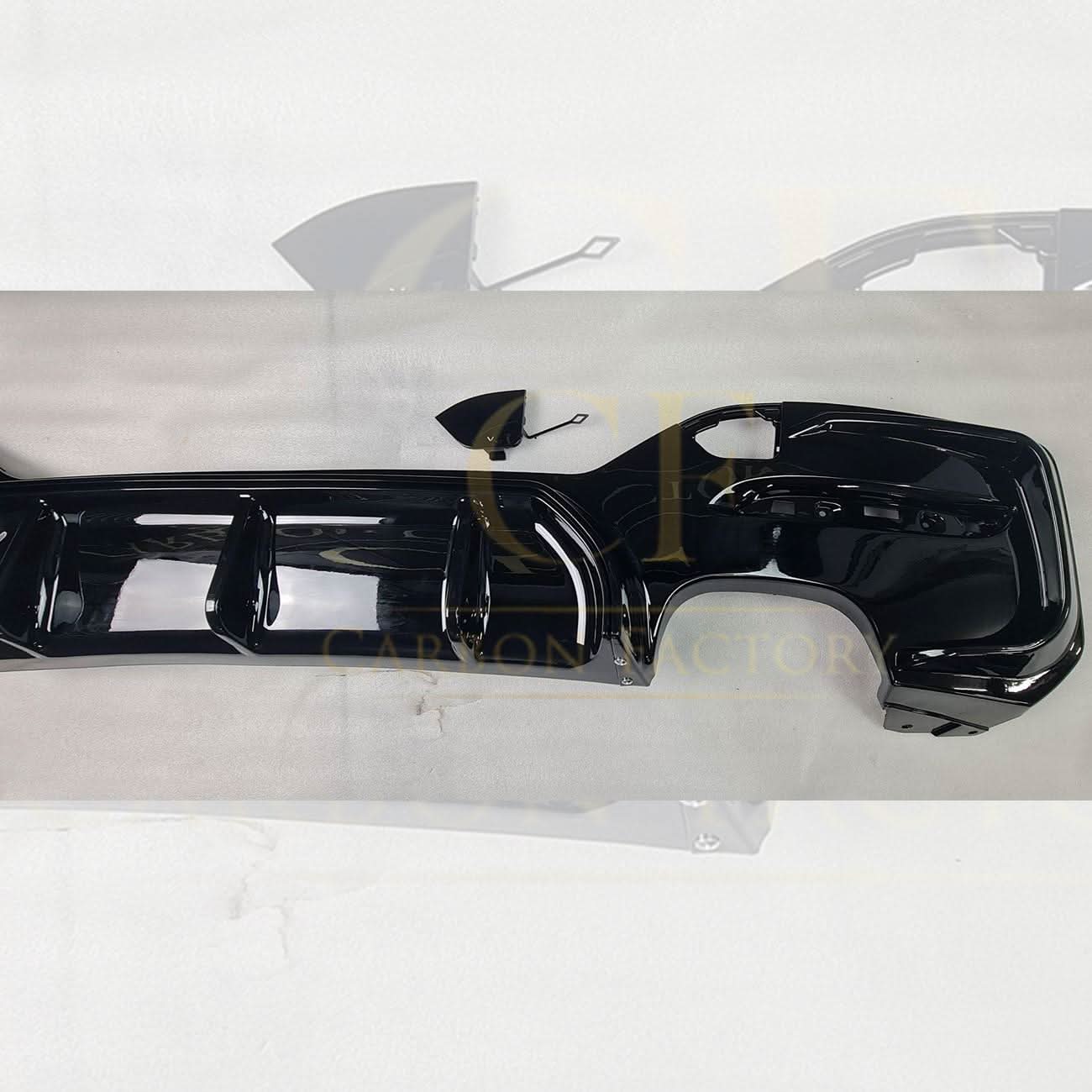 Gloss Black Rear Diffuser Quad Exhaust for BMW F20 1 Series LCI 15-19 - Carbon Factory