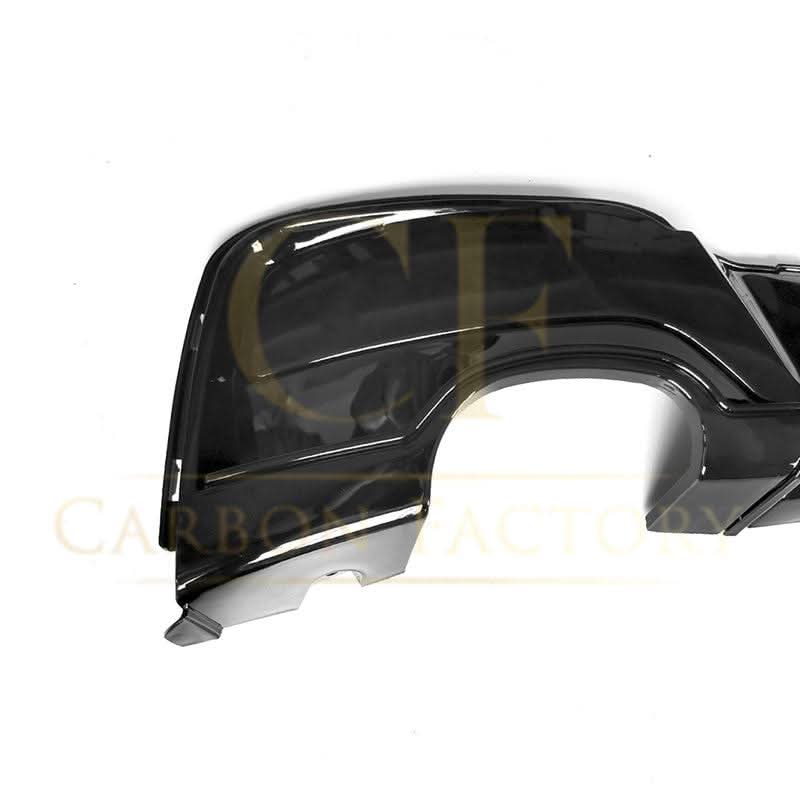 Gloss Black Rear Diffuser Twin Exhaust for BMW F20 1 Series Pre-LCI 12-14 - Carbon Factory