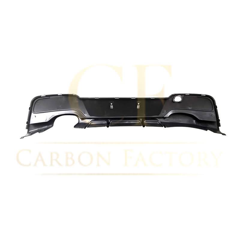 Gloss Black Rear Diffuser Twin Exhaust for BMW F20 1 Series Pre-LCI 12-14 - Carbon Factory