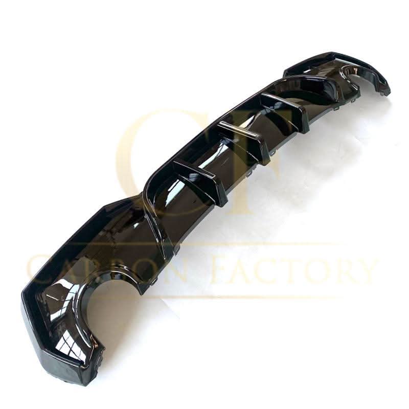 LED Style Gloss Black Rear Diffuser for BMW 4 Series G22 G23 20-Present - Carbon Factory