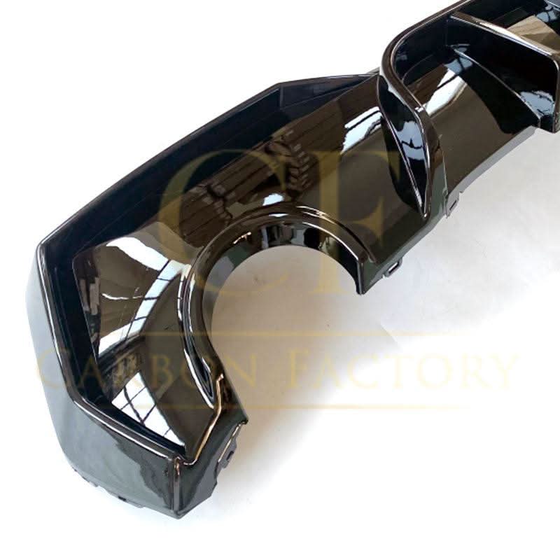 LED Style Gloss Black Rear Diffuser for BMW 4 Series G22 G23 20-Present - Carbon Factory