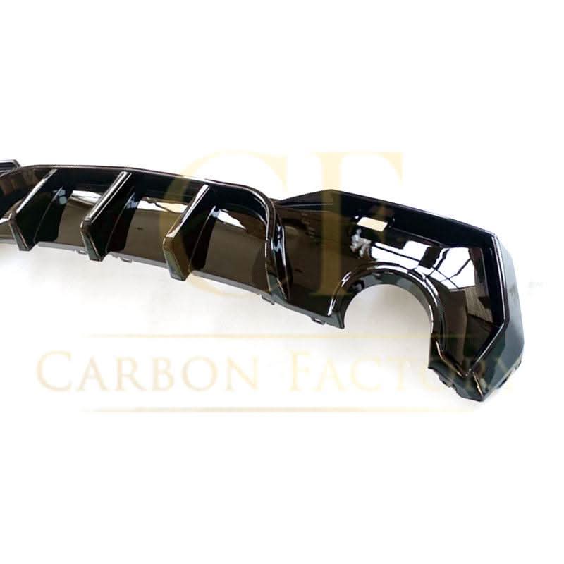 LED Style Gloss Black Rear Diffuser for BMW 4 Series G22 G23 20-Present - Carbon Factory
