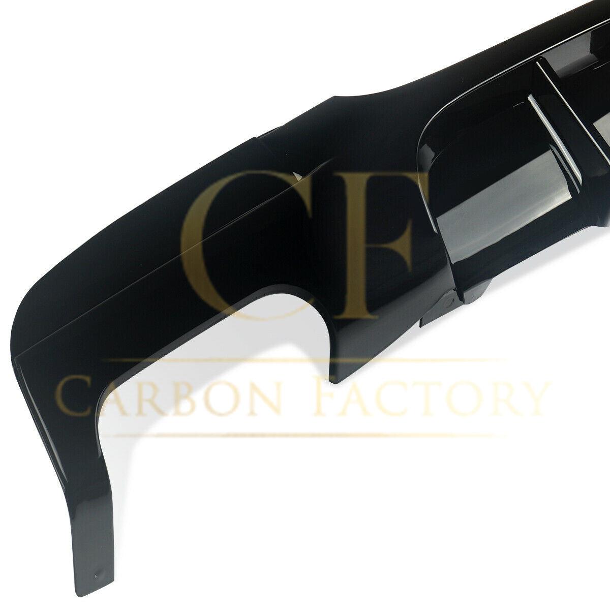 LED Style Gloss Black Rear Diffuser Quad Exhaust for BMW E90 E91 3 Series 05-13 - Carbon Factory