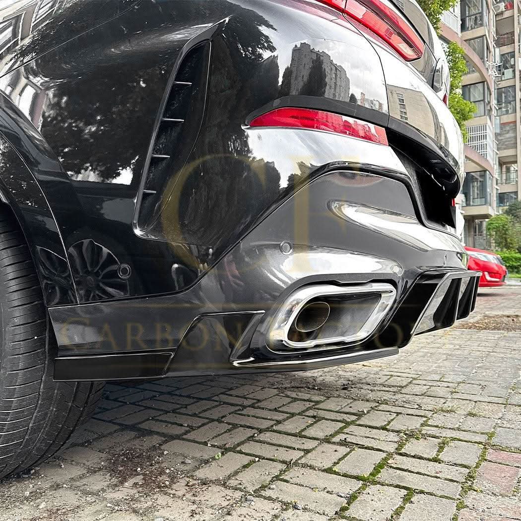 MP Style Gloss Black Diffuser for BMW G06 X6 19-25 - Carbon Factory