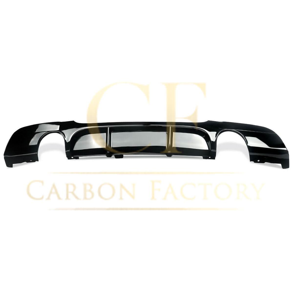 MP Style Gloss Black Rear Diffuser Dual Exhaust for BMW E90 E91 3 Series 05-13 - Carbon Factory