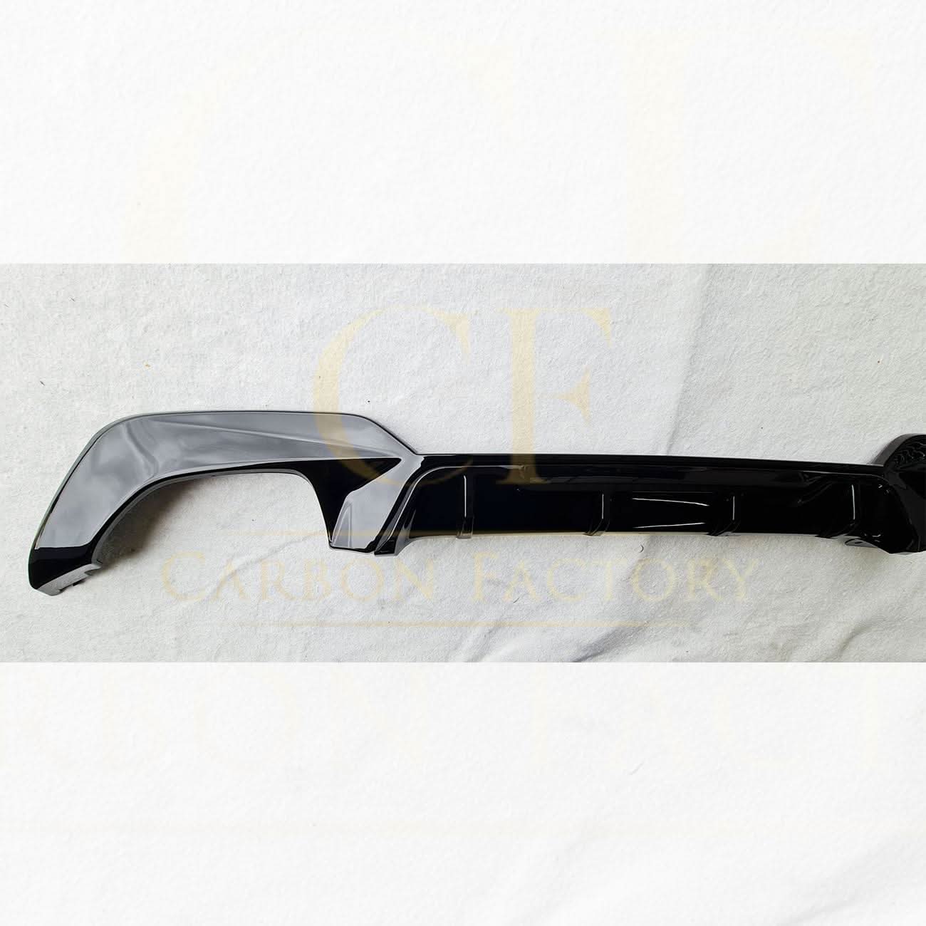 MP Style Gloss Black Rear Diffuser for BMW 3 Series G20 G21 340i Pre-LCI 19-22 - Carbon Factory