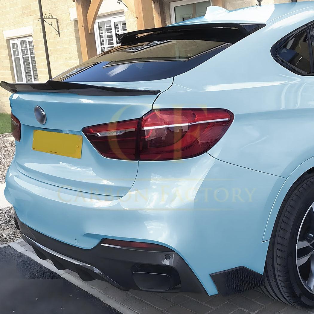 MP Style Gloss Black Rear Diffuser for BMW F16 X6 14-19 - Carbon Factory