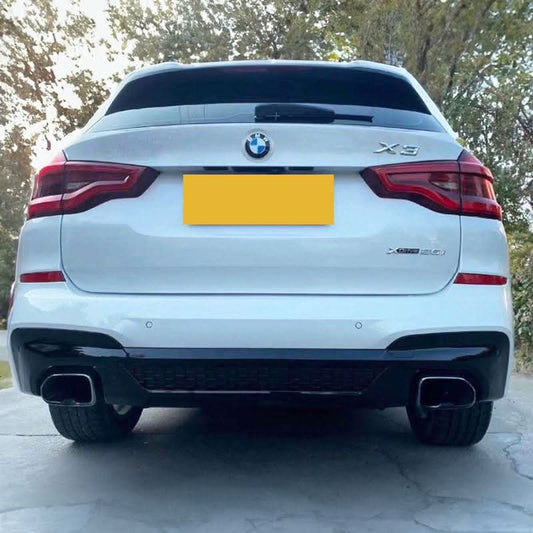 MP Style Gloss Black Rear Diffuser for BMW G01 X3 18-21 - Carbon Factory
