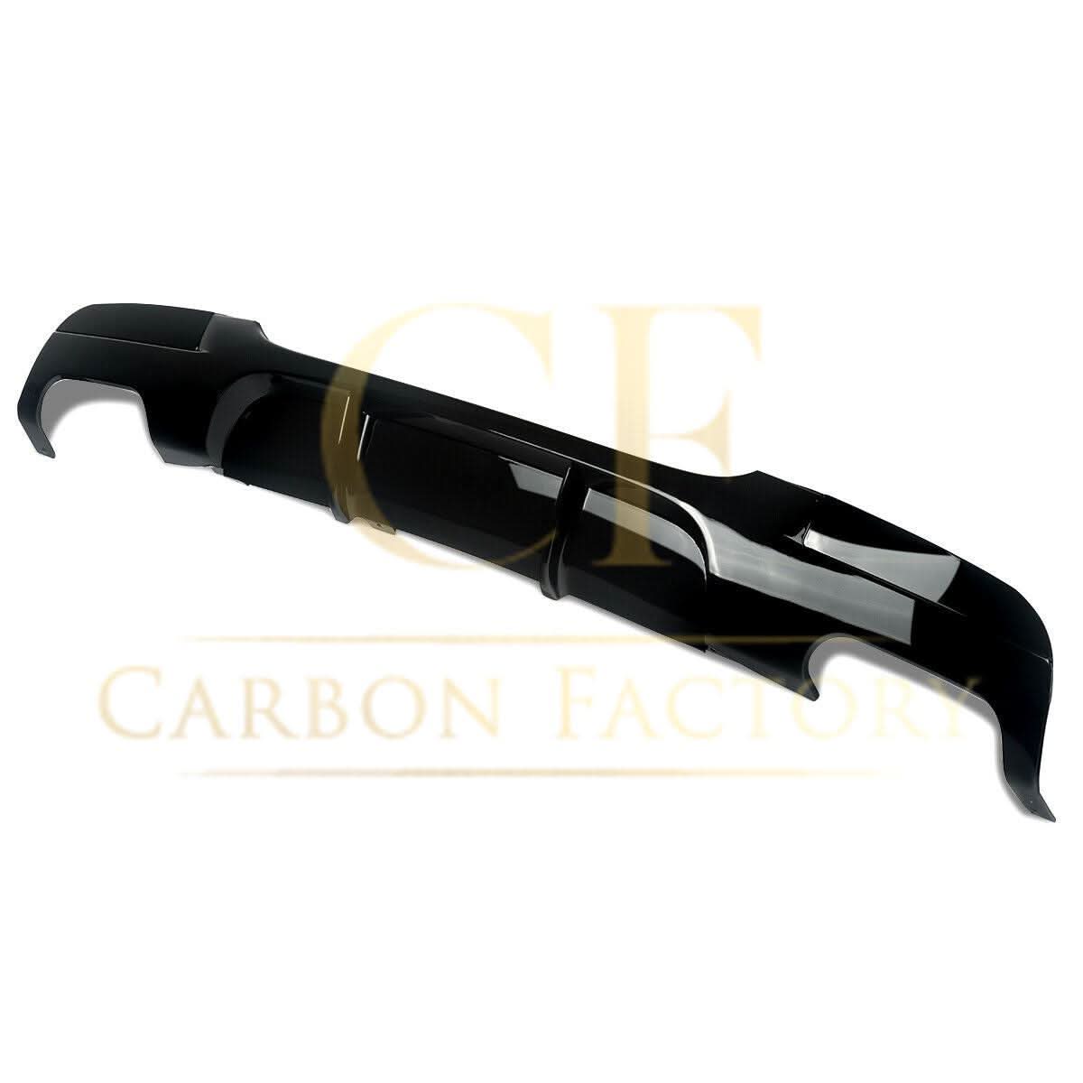 MP Style Gloss Black Rear Diffuser Quad Exhaust for BMW E90 E91 3 Series 05-13 - Carbon Factory