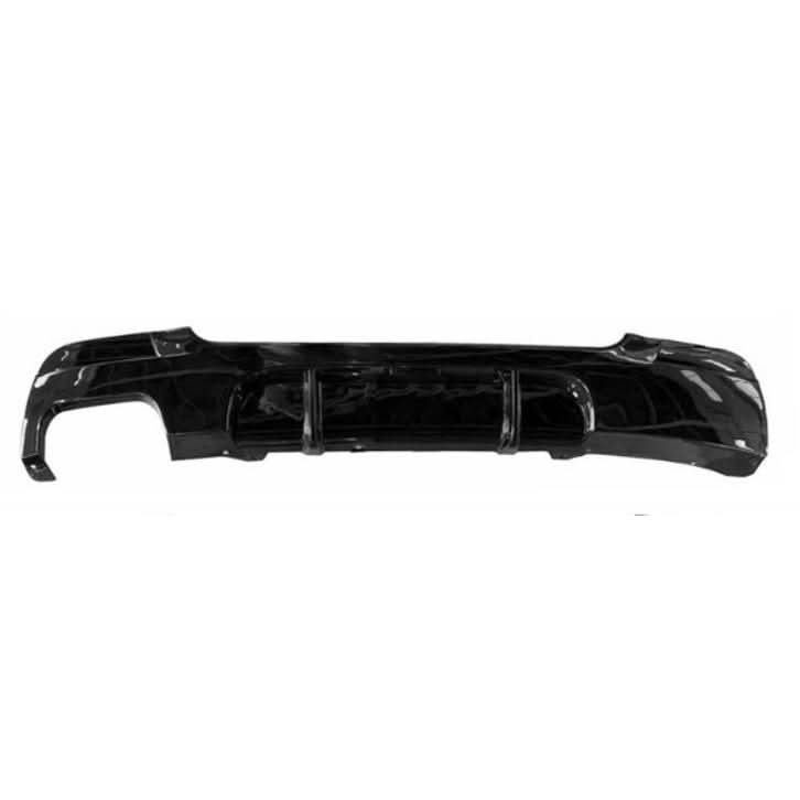 MP Style Gloss Black Rear Diffuser Twin Exhaust for BMW E90 E91 3 Series 05-13 - Carbon Factory