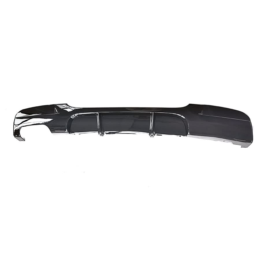 MP Style Gloss Black Rear Diffuser Twin Exhaust for BMW E90 E91 3 Series 05-13 - Carbon Factory