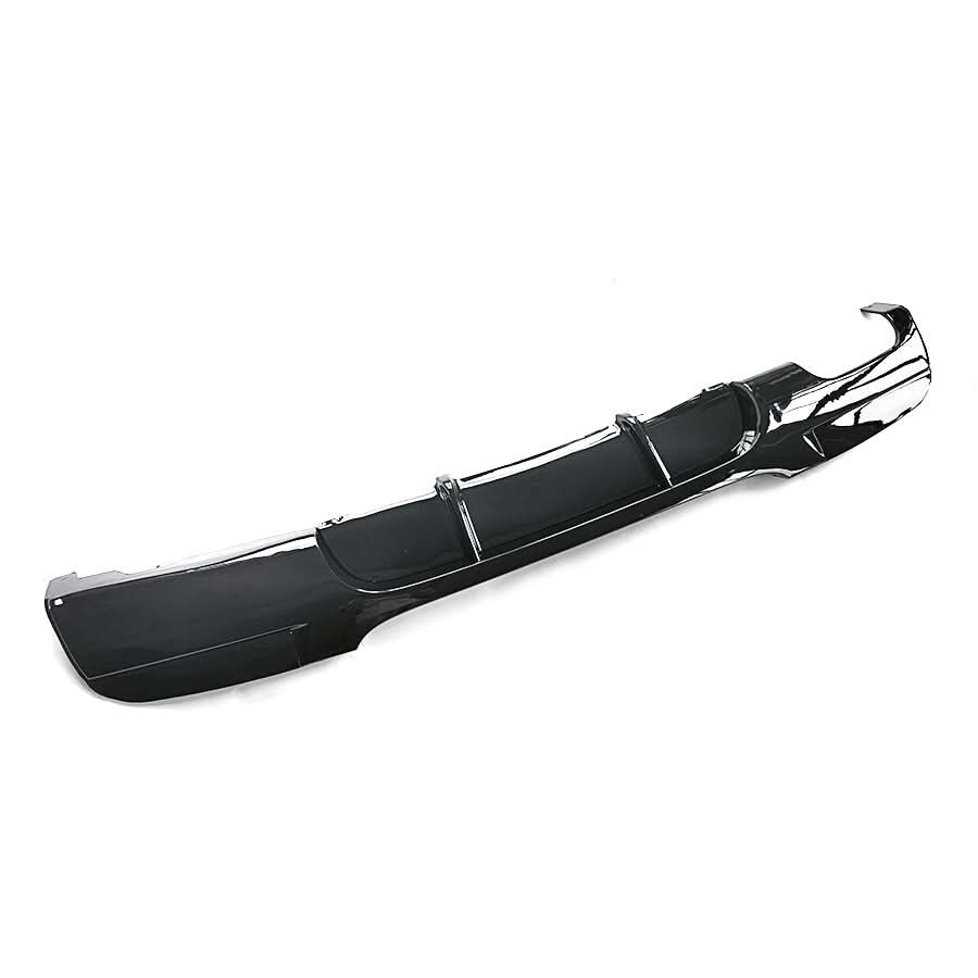 MP Style Gloss Black Rear Diffuser Twin Exhaust for BMW E90 E91 3 Series 05-13 - Carbon Factory