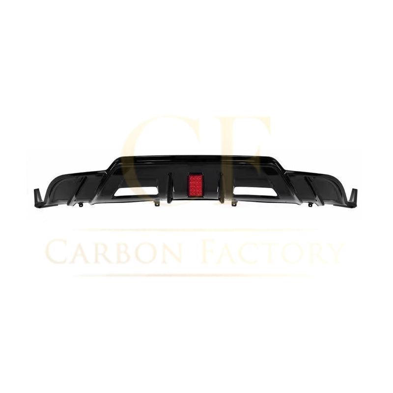 TR Style Gloss Black Rear Diffuser with LED for Tesla Model 3 16-23 - Carbon Factory