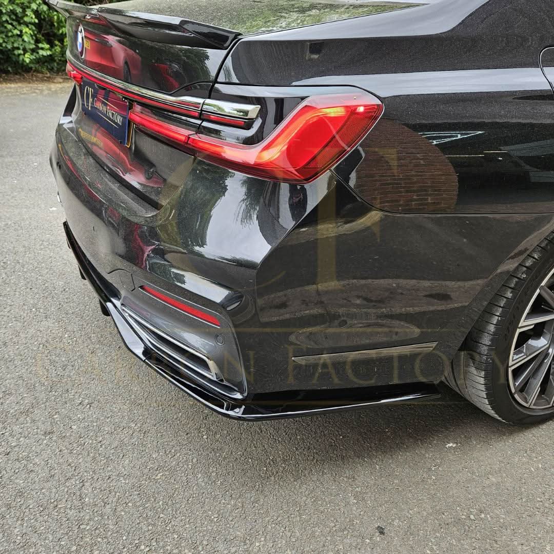 V Style Gloss Black Rear Diffuser for BMW G12 7 Series LCI 20-23 - Carbon Factory