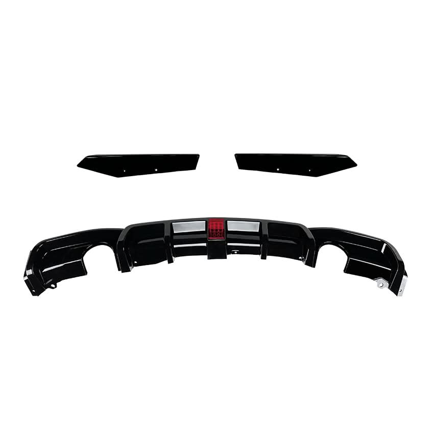 V Style Gloss Black Diffuser for BMW F30 F31 3 Series 12-19 - Carbon Factory