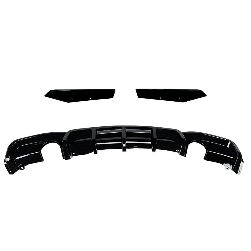 V Style Gloss Black Diffuser for BMW F30 F31 3 Series 12-19 - Carbon Factory