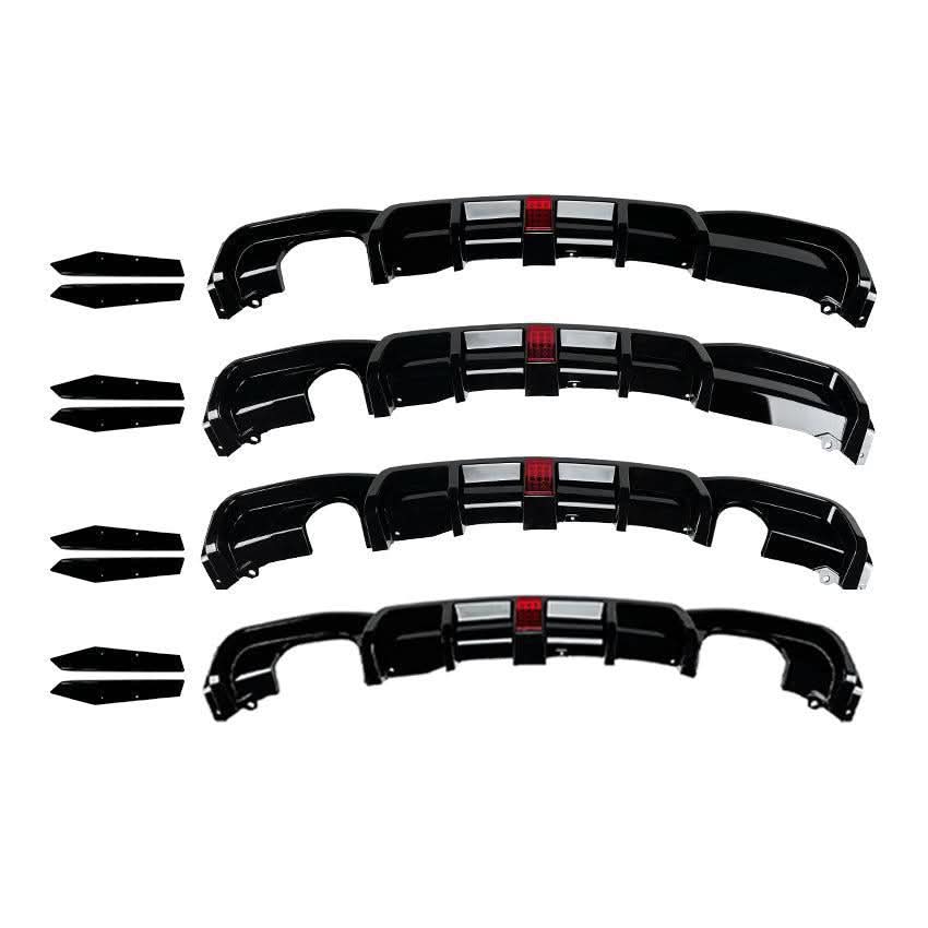 V Style Gloss Black Diffuser for BMW F30 F31 3 Series 12-19 - Carbon Factory