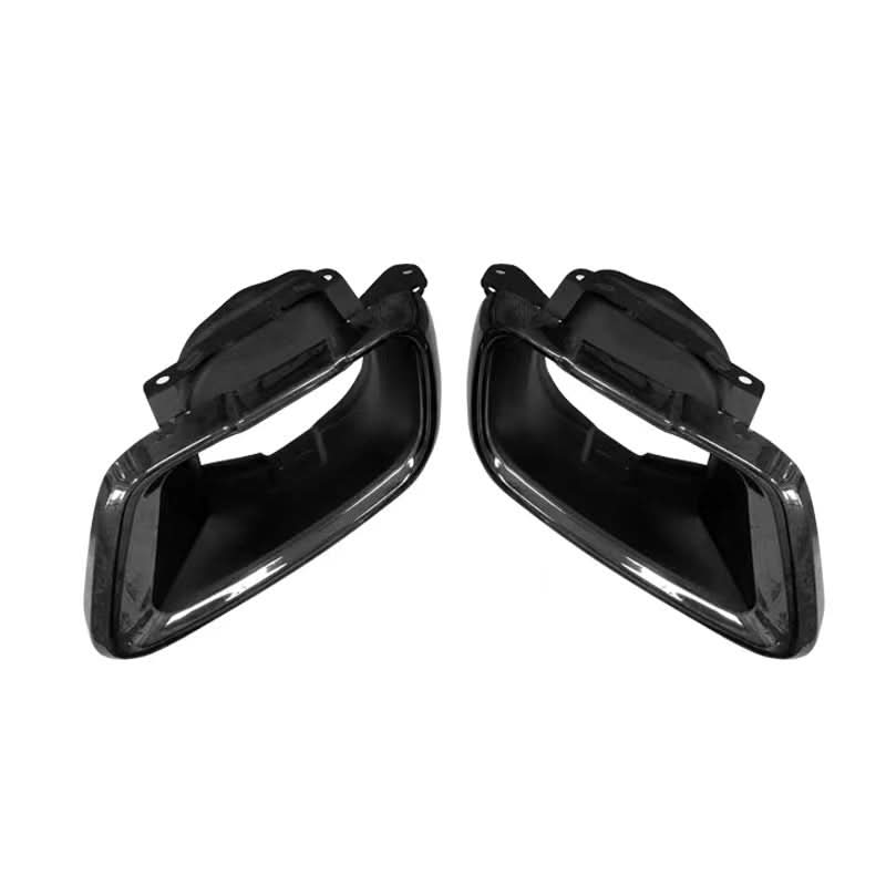 Gloss Black Exhaust tips for BMW G05 X5 G06 X6 19-Present - Carbon Factory